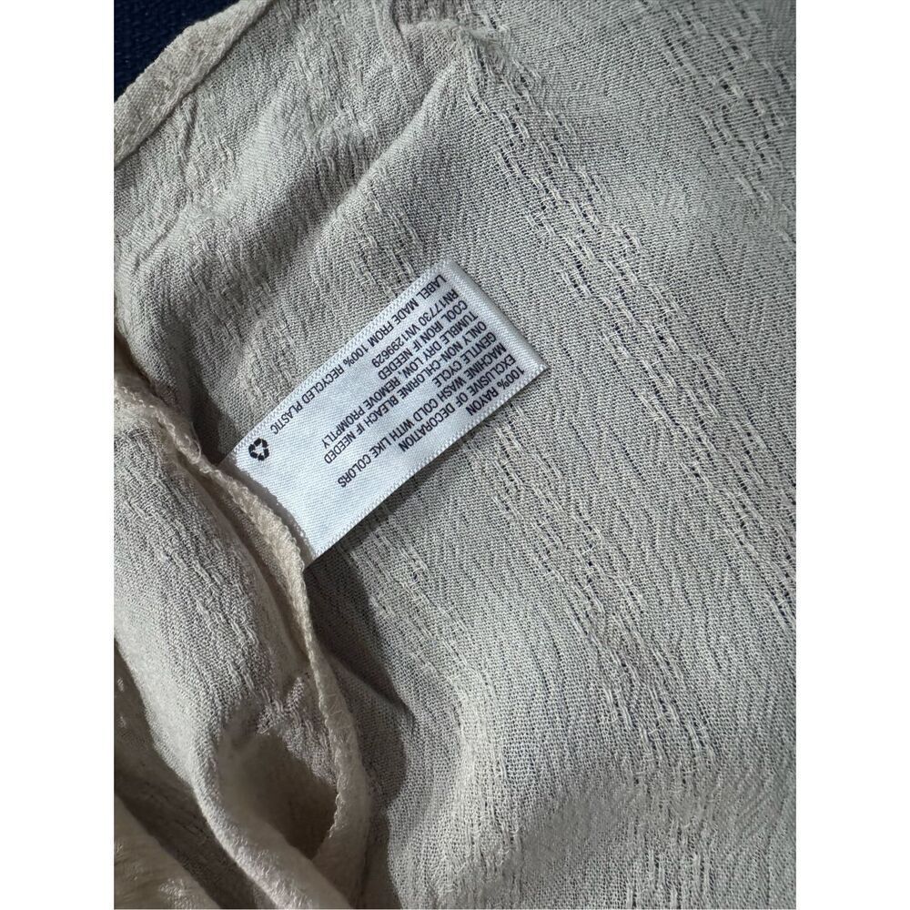 Knox rose cream bohemian top size small - Picture 8 of 8